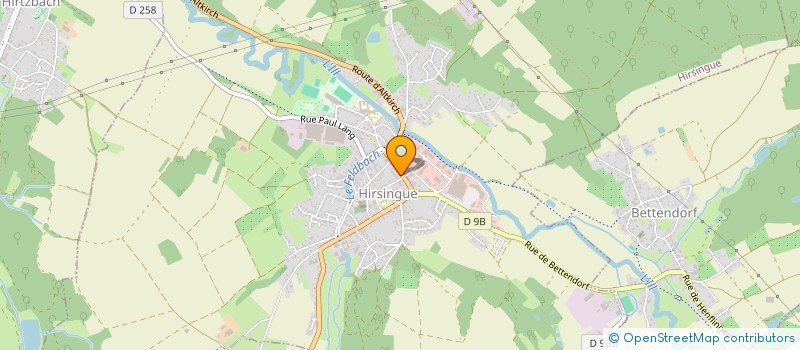 localisation de l'entreprise MADAME LIEBMANN CHRISTELLE  HIRSINGUE