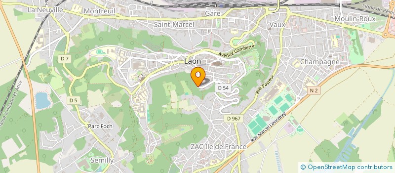 localisation de l'entreprise MADAME LIESELOTTE KOOB à LAON