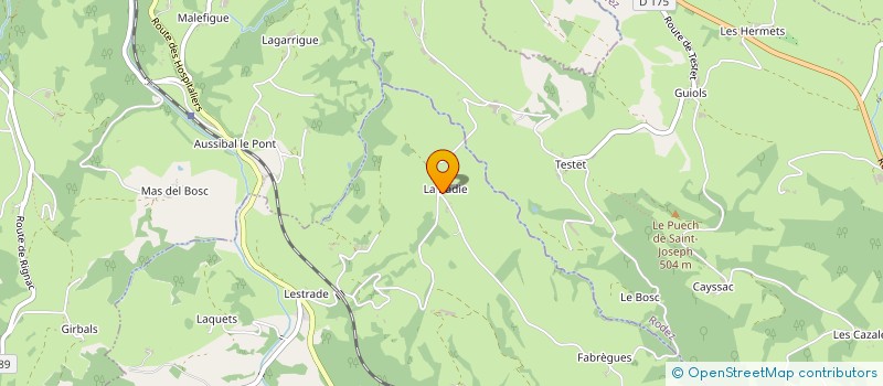 localisation de l'entreprise MADAME LIEVINE BOUSQUET  ESCANDOLIERES