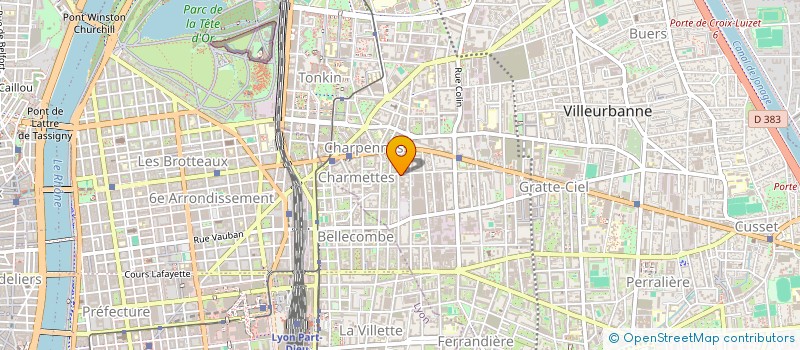 localisation de l'entreprise MADAME LIFEI ZHANG  VILLEURBANNE