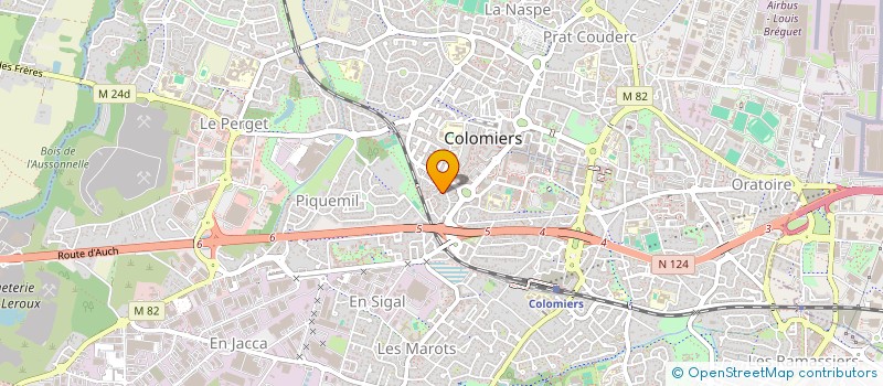 localisation de l'entreprise MADAME LIGA LANGE à COLOMIERS