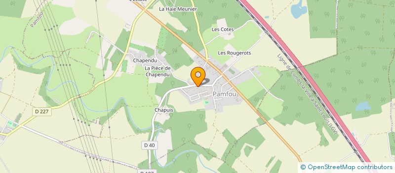 localisation de l'entreprise MADAME LIGIA DA COSTA NETO  PAMFOU