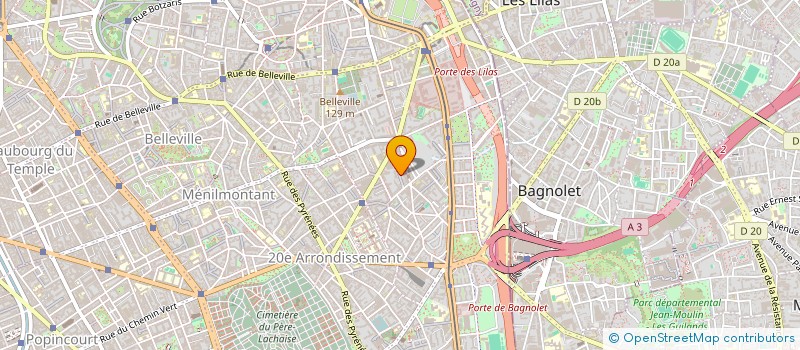 localisation de l'entreprise MADAME LIHONG CUI  PARIS