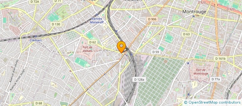 localisation de l'entreprise MADAME LIHONG WANG  CHATILLON