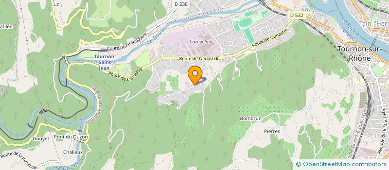 localisation de l'entreprise MADAME LIHONG ZHANG à TOURNON-SUR-RHONE