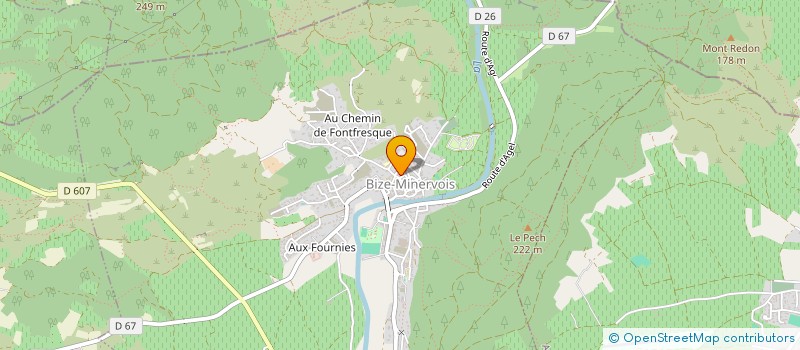 localisation de l'entreprise MADAME LIIS ROODLA  BIZE-MINERVOIS