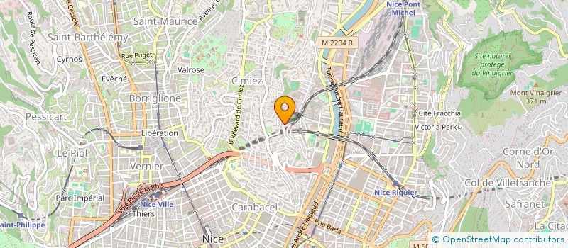 localisation de l'entreprise MADAME LIJIN ZHAO à NICE