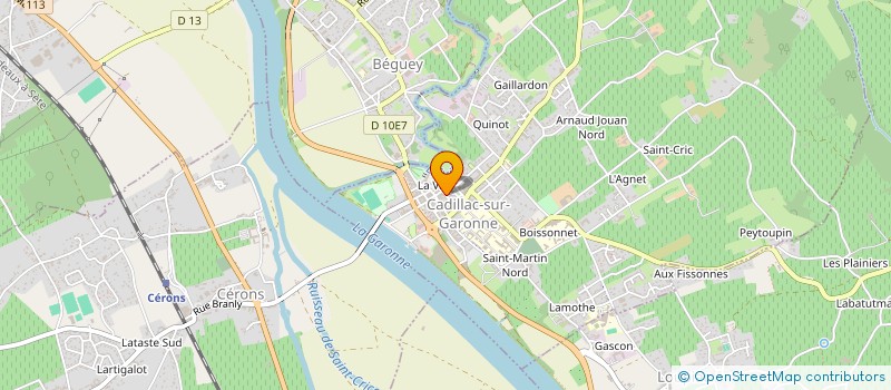 localisation de l'entreprise MADAME LIJING ZHANG à CADILLAC-SUR-GARONNE