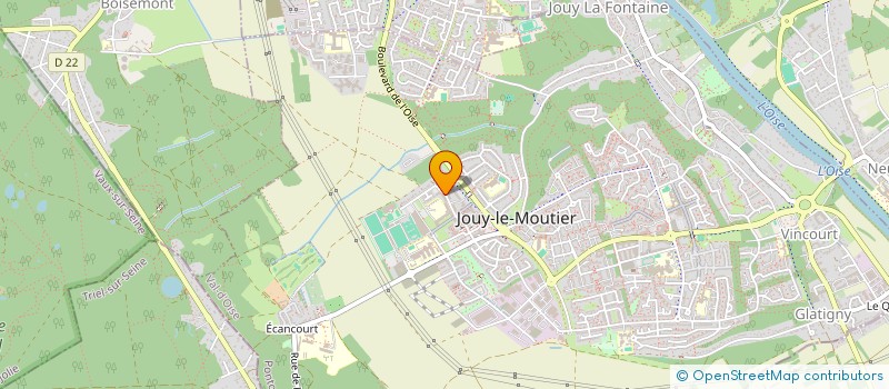 localisation de l'entreprise MADAME LILA ALEM  JOUY-LE-MOUTIER