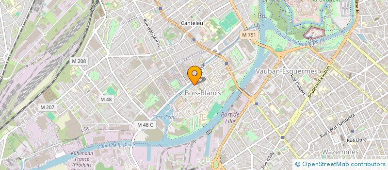 localisation de l'entreprise MADAME LILA ANDRE à LILLE