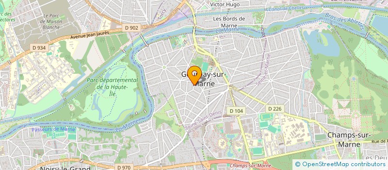 localisation de l'entreprise MADAME LILA BACHA à GOURNAY-SUR-MARNE