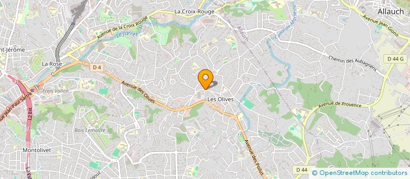 localisation de l'entreprise MADAME LILA BEKAOUI  MARSEILLE