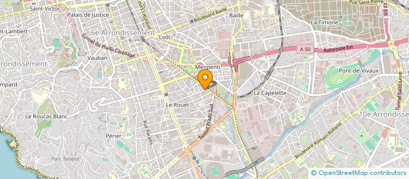 localisation de l'entreprise MADAME LILA BENSADA à MARSEILLE