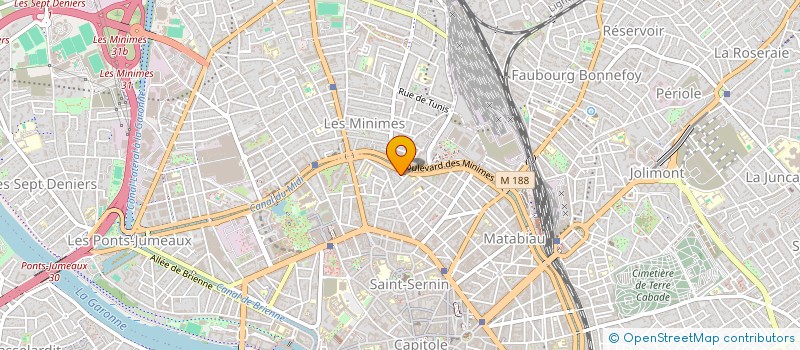 localisation de l'entreprise MADAME LILA BENTENNI  TOULOUSE