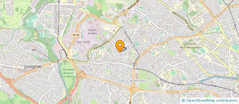 localisation de l'entreprise MADAME LILA BILLAND à MONTPELLIER