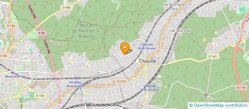 localisation de l'entreprise MADAME LILA BOISSIS à CHAVILLE