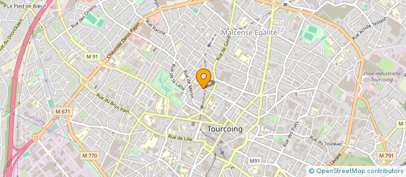 localisation de l'entreprise MADAME LILA BOSSU  TOURCOING