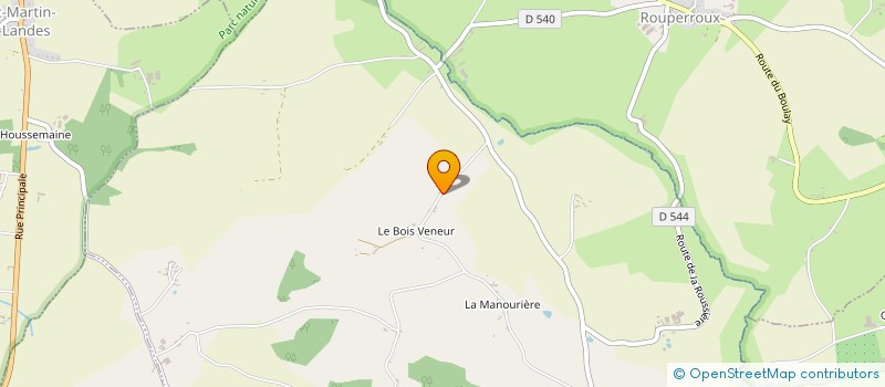 localisation de l'entreprise MADAME LILA BRUYERE à SAINT-ELLIER-LES-BOIS