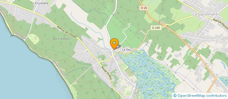 localisation de l'entreprise MADAME LILA CAU  SAINT-PIERRE-D'OLERON