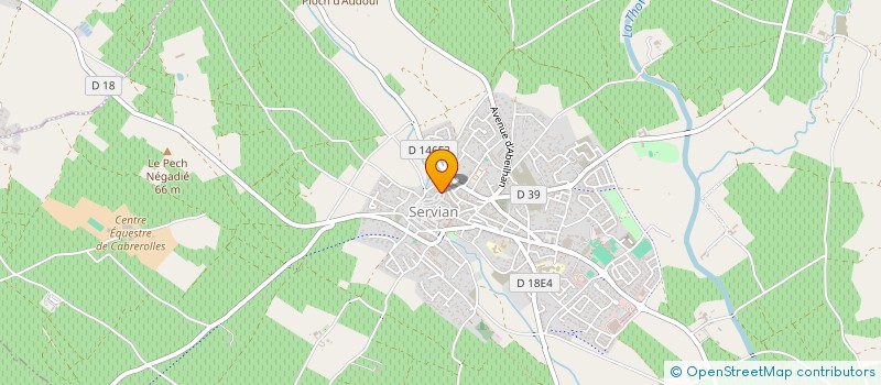 localisation de l'entreprise MADAME LILA CHELEF  ABEILHAN