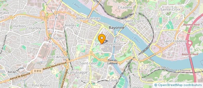 localisation de l'entreprise MADAME LILA COSTES à BAYONNE