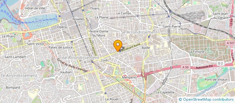 localisation de l'entreprise MADAME LILA CRNOGORAC à MARSEILLE