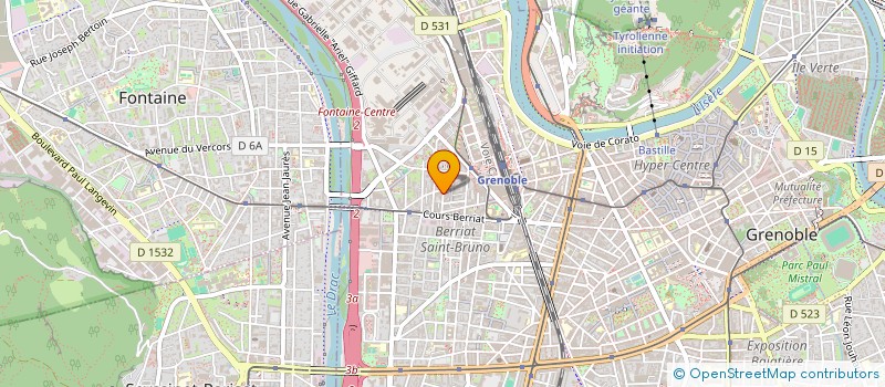 localisation de l'entreprise MADAME LILA DEMARCQ à GRENOBLE