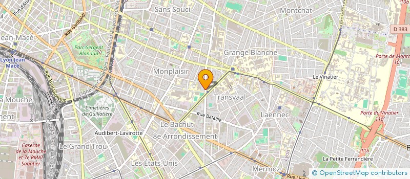 localisation de l'entreprise MADAME LILA DURAND  LYON