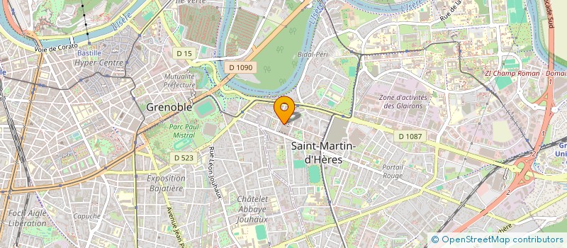 localisation de l'entreprise MADAME LILA EL BAHRI à SAINT-MARTIN-D'HERES