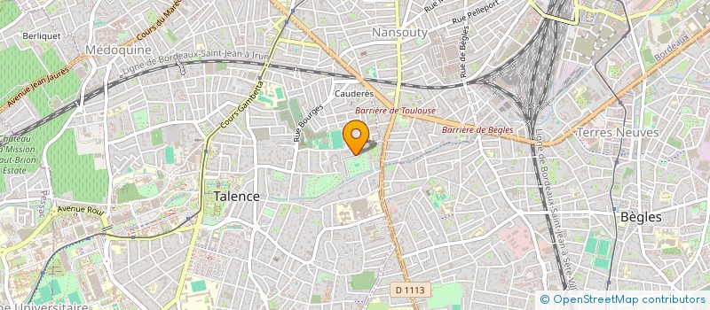 localisation de l'entreprise MADAME LILA GUIMET  TALENCE