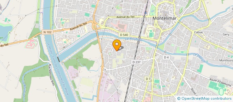 localisation de l'entreprise MADAME LILA HAFIANE  MONTELIMAR