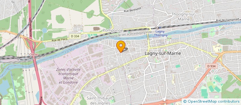 localisation de l'entreprise MADAME LILA HATTAB  LAGNY-SUR-MARNE