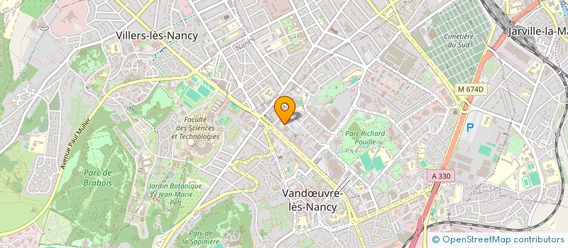 localisation de l'entreprise MADAME LILA KACI  VANDUVRE-LES-NANCY