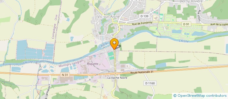 localisation de l'entreprise MADAME LILA KADA  VIC-SUR-AISNE