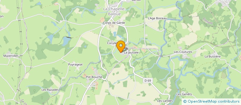 localisation de l'entreprise MADAME LILA LAMRANI  LA CHAPELLE-BALOUE