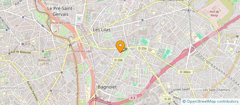 localisation de l'entreprise MADAME LILA MARIE TATSUNO à BAGNOLET