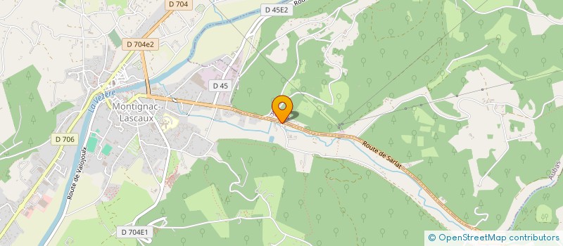 localisation de l'entreprise MADAME LILA MARTY  MONTIGNAC-LASCAUX