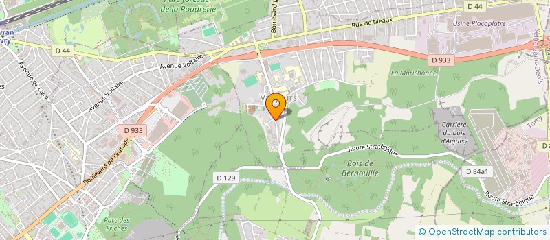 localisation de l'entreprise MADAME LILA MEHENNI  VAUJOURS