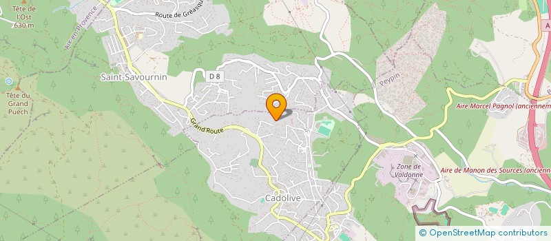 localisation de l'entreprise MADAME LILA MEZIANE  CADOLIVE