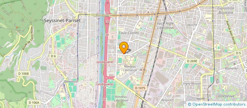 localisation de l'entreprise MADAME LILA MOHAMED  GRENOBLE