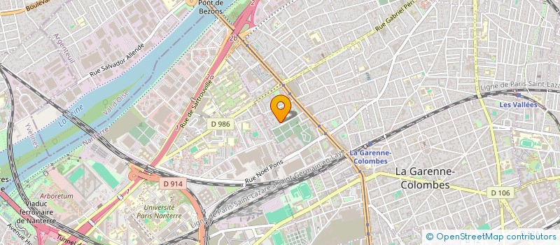 localisation de l'entreprise MADAME LILA MOUHOU  COLOMBES