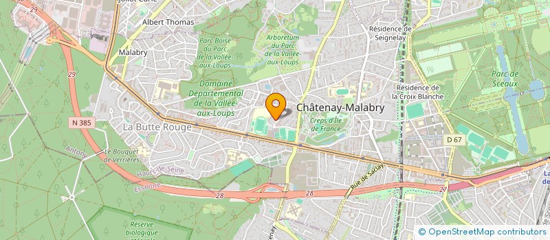 localisation de l'entreprise MADAME LILA NAIT DAOUD  CHATENAY-MALABRY