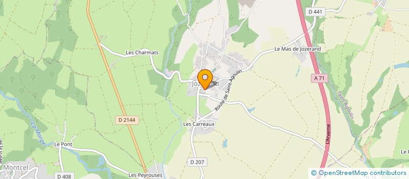 localisation de l'entreprise MADAME LILA NICAISE  JOZERAND