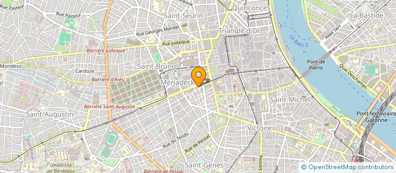 localisation de l'entreprise MADAME LILA PEREON--BOUTON  BORDEAUX