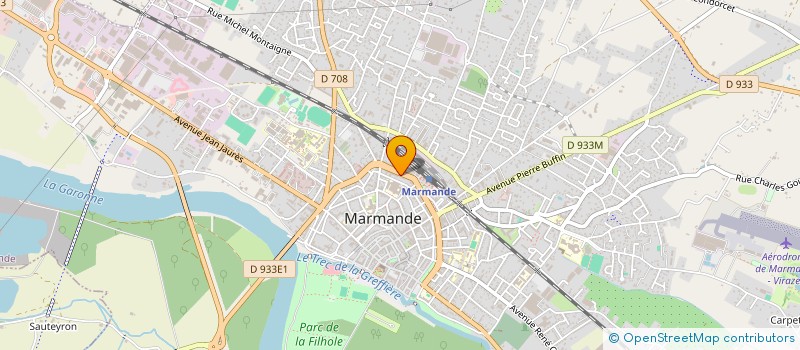 localisation de l'entreprise MADAME LILA RIZNATE  MARMANDE