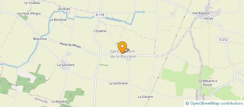 localisation de l'entreprise MADAME LILANE LACUSKA  SAINT-SATURNIN-DU-BOIS