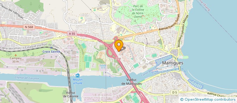 localisation de l'entreprise MADAME LILAS ABDELLATIF à MARTIGUES