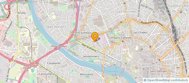 localisation de l'entreprise MADAME LILAS BERGOUNHE  TOULOUSE