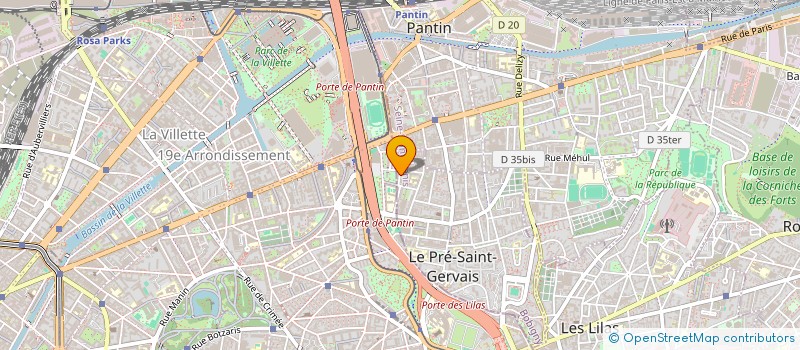 localisation de l'entreprise MADAME LILAS CARITE - FOUGERE à LE PRE-SAINT-GERVAIS