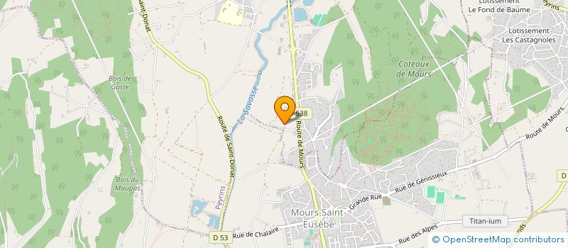 localisation de l'entreprise MADAME LILAS CHAMPALE à PEYRINS